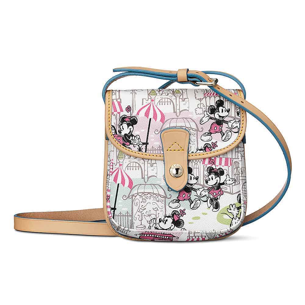 Mickey and Minnie Downtown Pink Small Pouch Crossbody