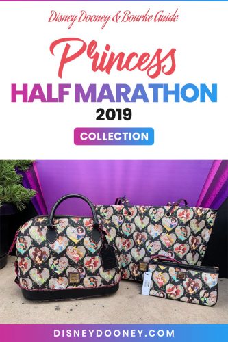 Pin me - Disney Dooney and Bourke Princess Half Marathon 2019 Collection