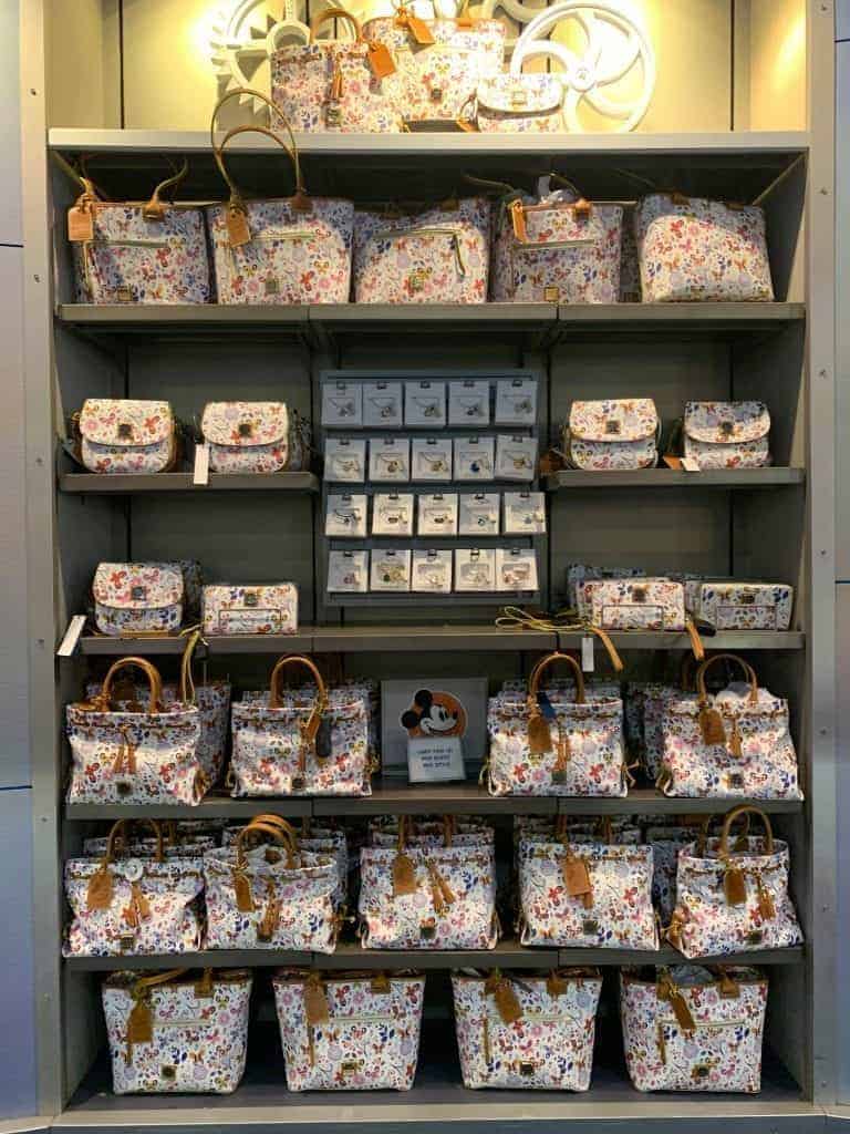 Disney Dooney & Bourke Flower and Garden Festival Collection at Mouse Gear in Epcot