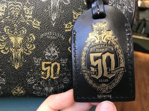 Haunted Mansion 50th Anniversary Leather Hang Tag