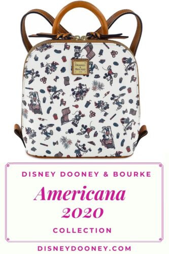 Pin me - Disney Dooney and Bourke Mickey and Minnie Mouse Americana 2020 Collection