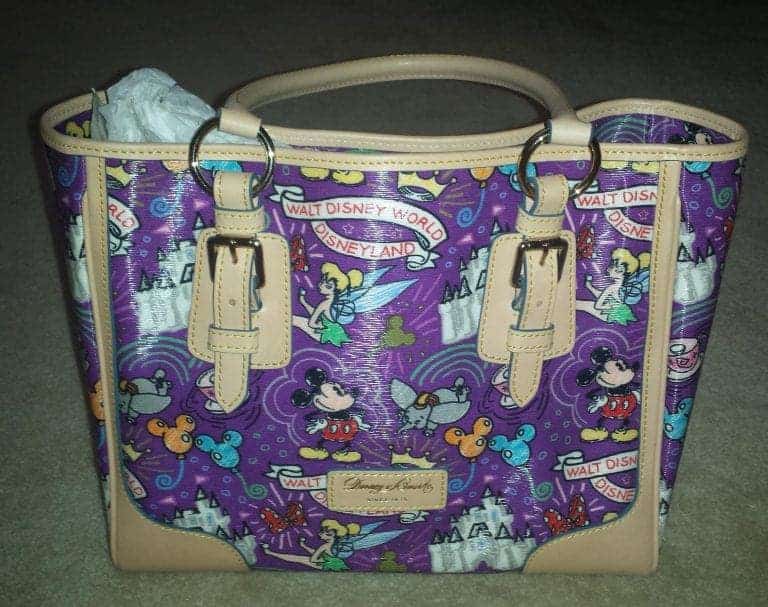 Sketch Purple Large Shopper OOAK