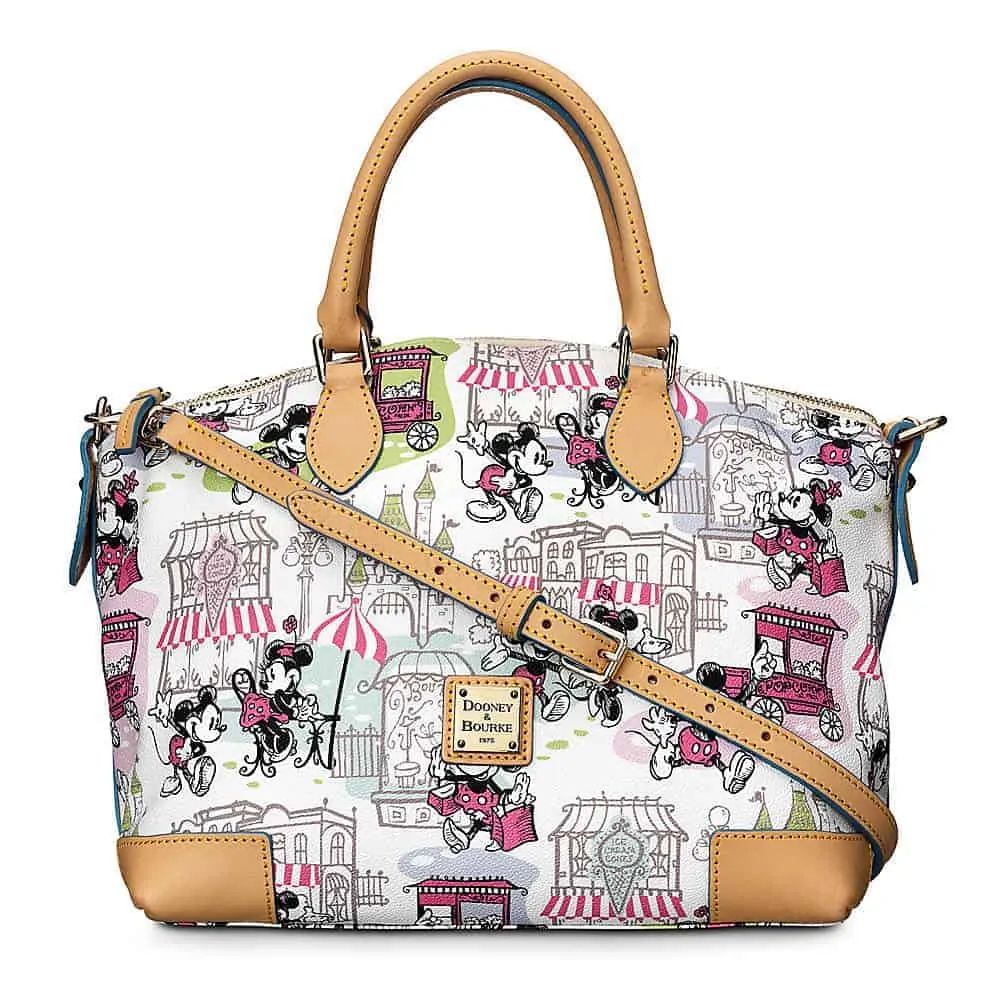 Mickey and Minnie Downtown Pink Satchel