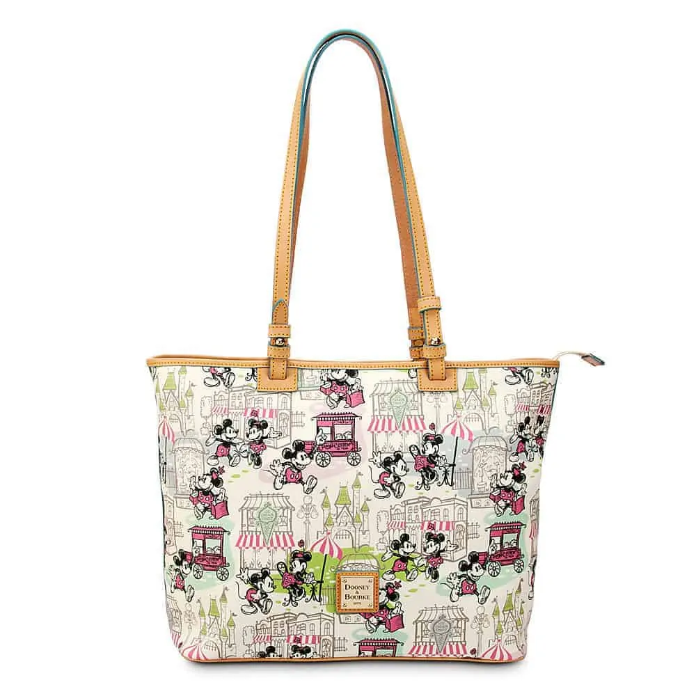 Mickey and Minnie Downtown Pink Large Shopper Tote
