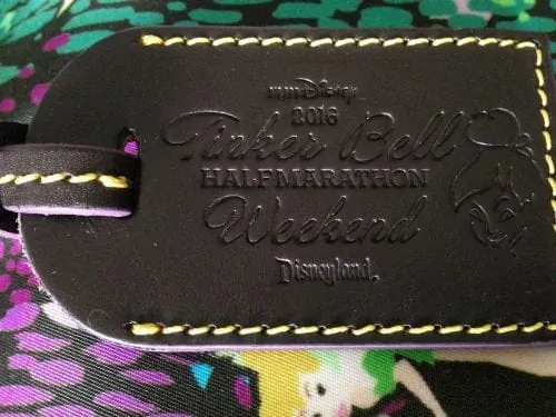 Tinker Bell Half 2016 Leather Tag