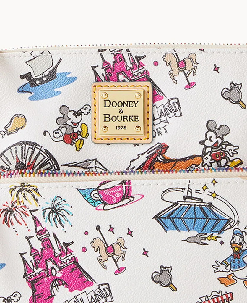 Disneyana Disneyland Crossbody Bag (close up front) by Disney Dooney & Bourke