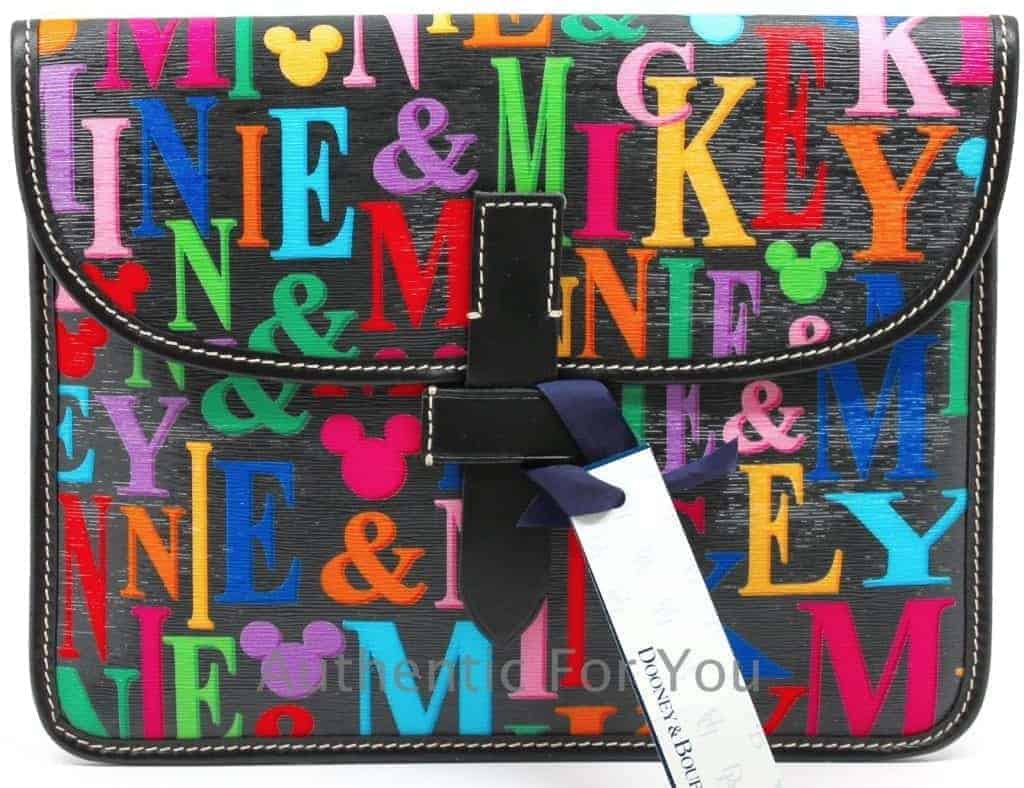 Mickey & Minnie Rainbow Names iPad Case OOAK