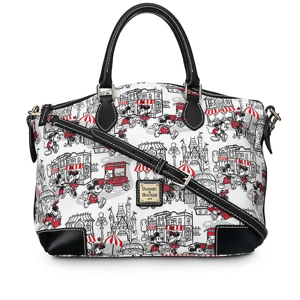 Mickey and Minnie Downtown Red Satchel