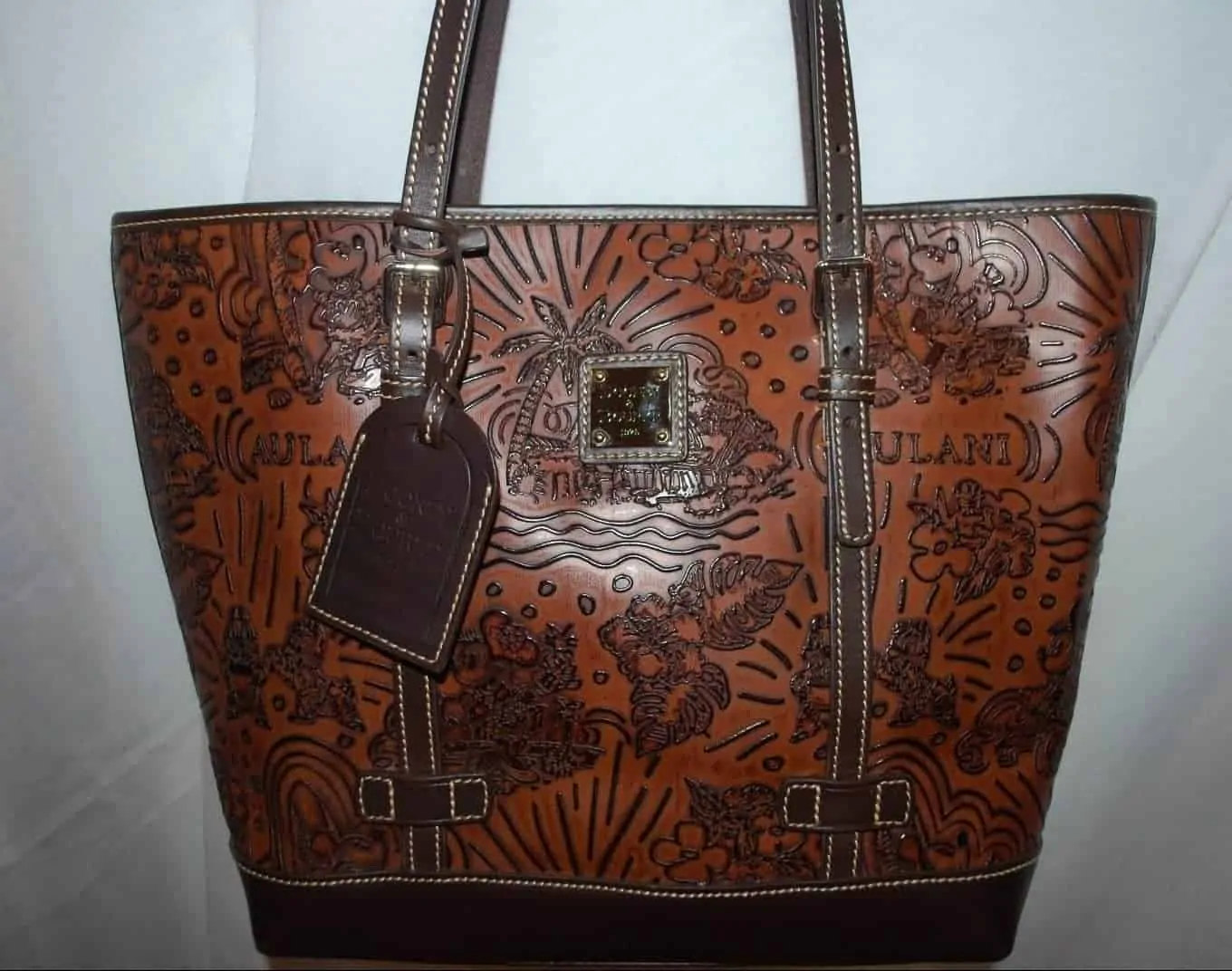 Aulani Brown Leather Tote