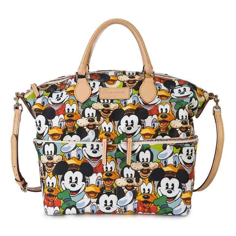 Fab 5 Faces Zip Satchel