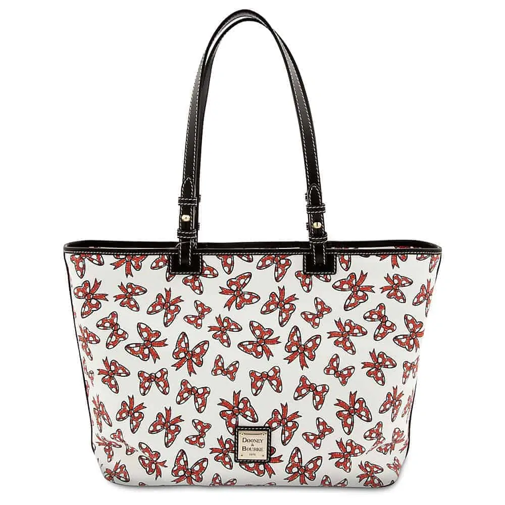 White Minnie Bows Large Tote