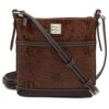 DVC Brown Leather Crossbody