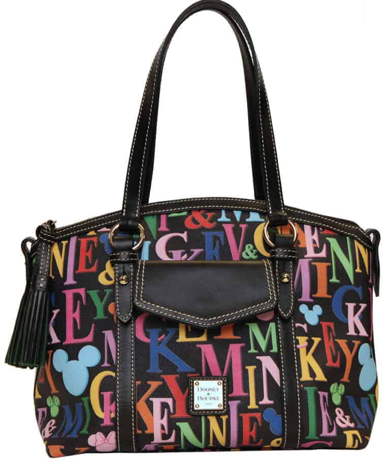Mickey and Minnie Names Pocket Satchel