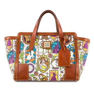 Disney Dooney and Bourke Beauty and the Beast Stained Glass - Disney ...