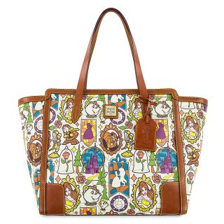 Disney Dooney and Bourke Beauty and the Beast Stained Glass - Disney ...