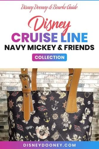 Pin me - Disney Dooney and Bourke Disney Cruise Line Navy Mickey & Friends Collection