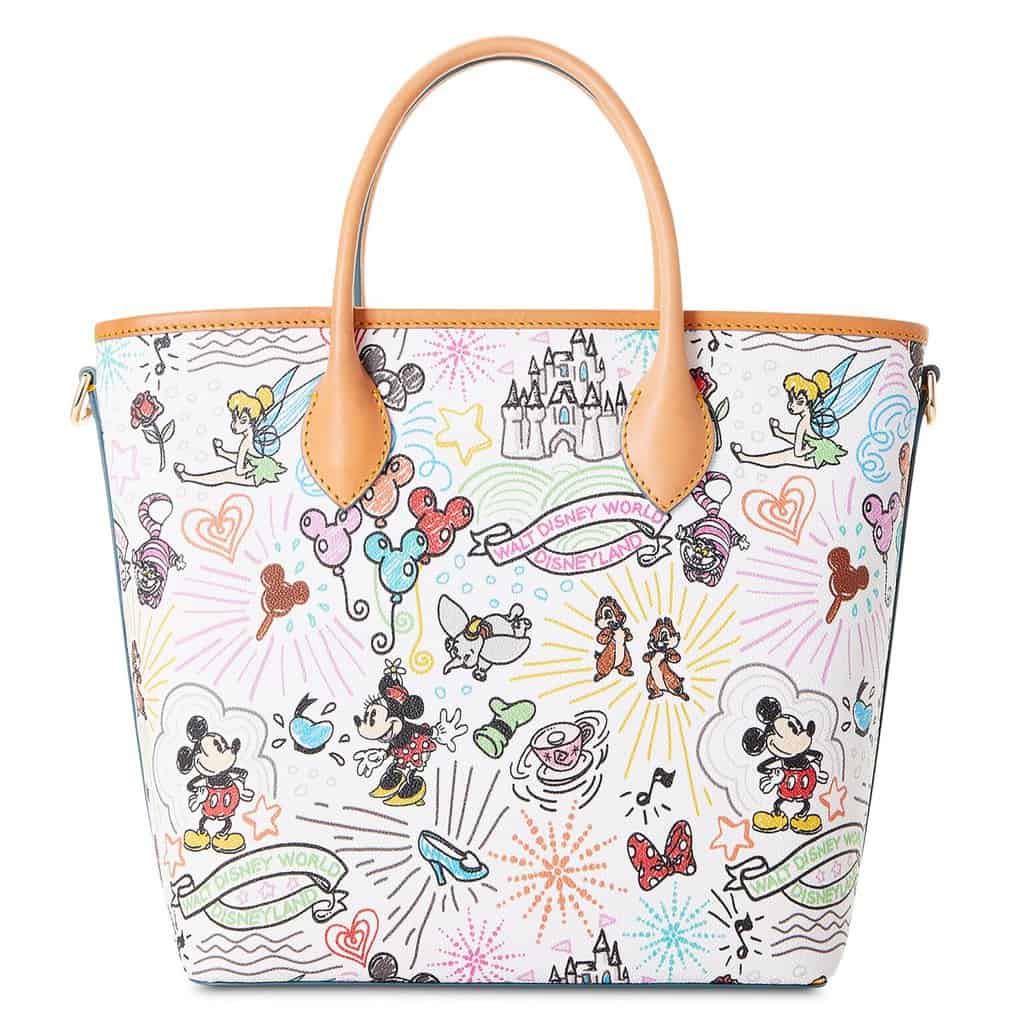 disney sketch tote bag by dooney & bourke