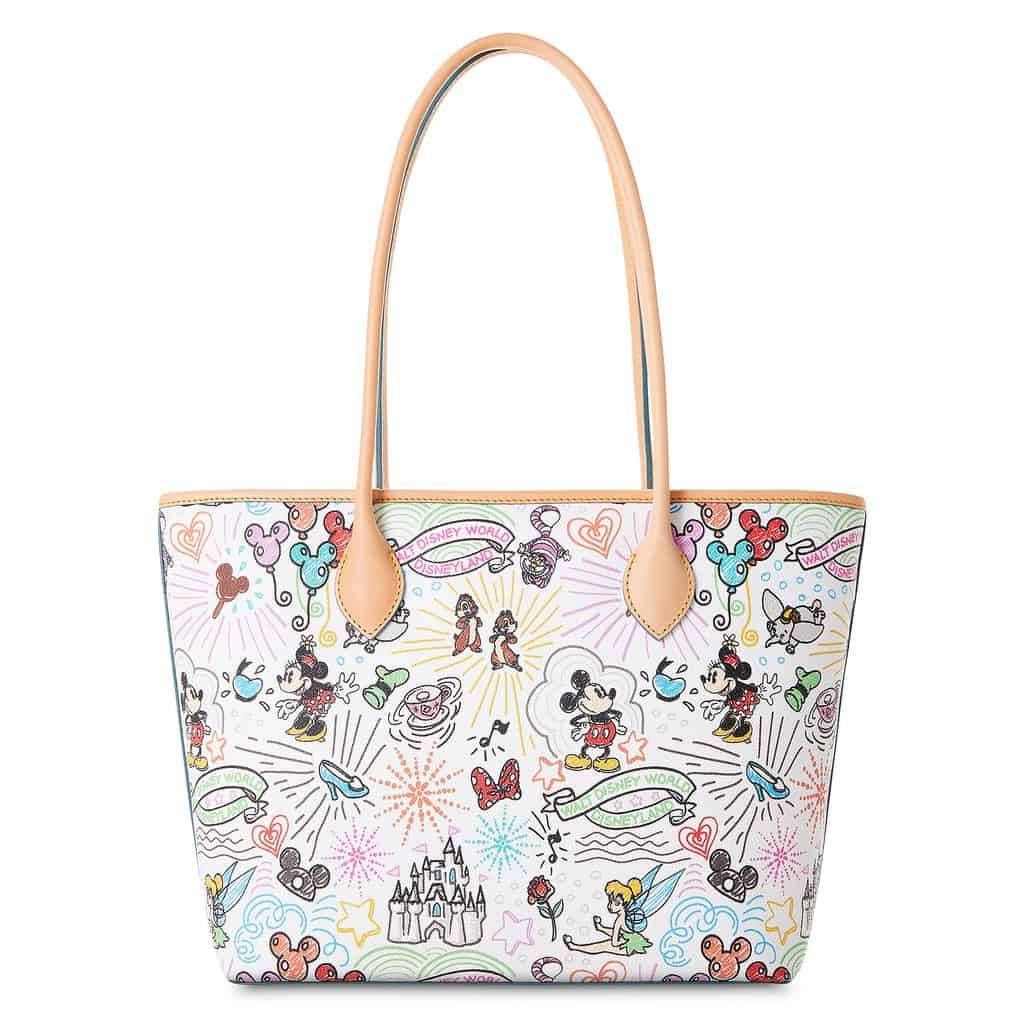 disney sketch tote bag