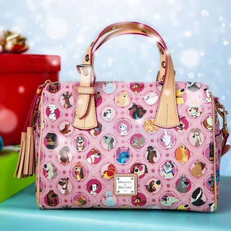 Pink Disney Dogs Satchel