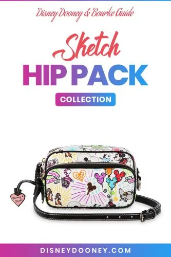 Disney Dooney and Bourke Disney Sketch Hip Pack Disney Dooney