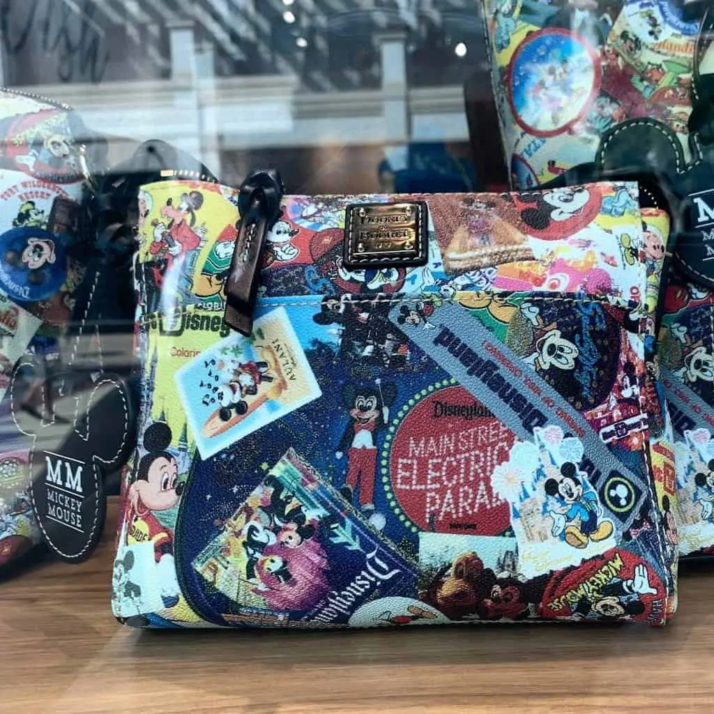 Mickey Through the Years Collage Crossbody