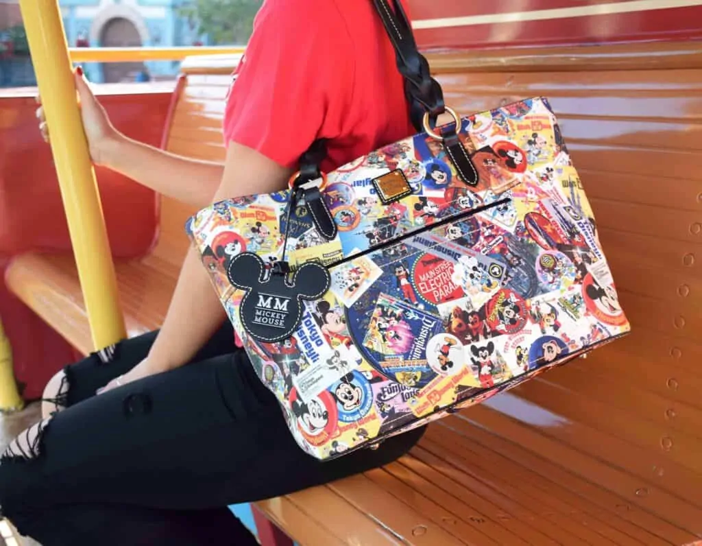 Mickey Through the Years Collage Tote