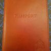 Club 33 Leather Passport Cover