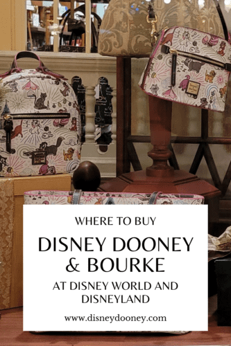 Pin me - Where To Buy Disney Dooney and Bourke at Disney World and Disneyland 