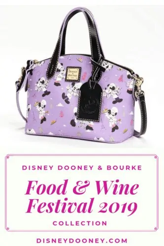 Pin me - Disney Dooney and Bourke Food &amp; Wine Festival 2019 Collection