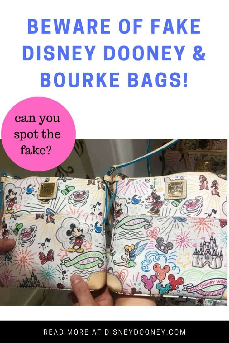 Pin me - Beware of Fake Disney Dooney & Bourke Bags