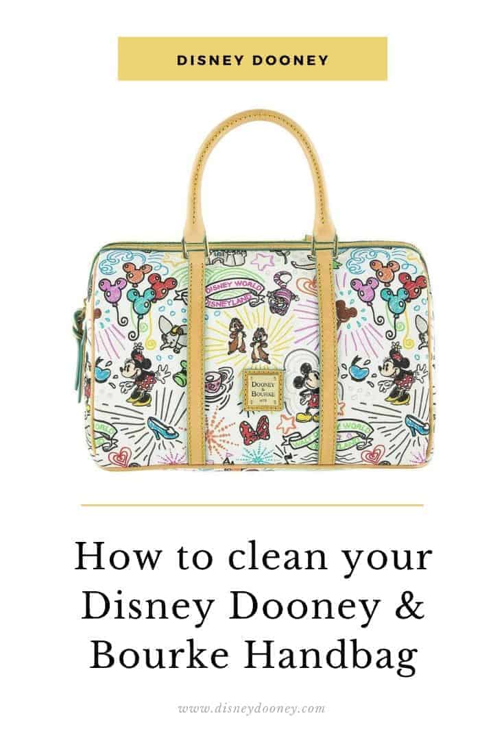 Pin me - How to Clean Your Disney Dooney & Bourke Handbag