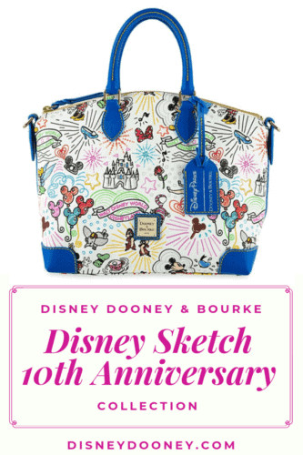 Pin me - Disney Dooney and Bourke 10th Anniversary Disney Sketch Collection