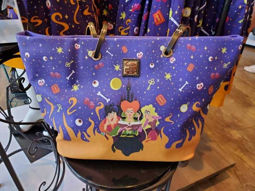Hocus Pocus Tote at The Dress Shop in Downtown Disney
