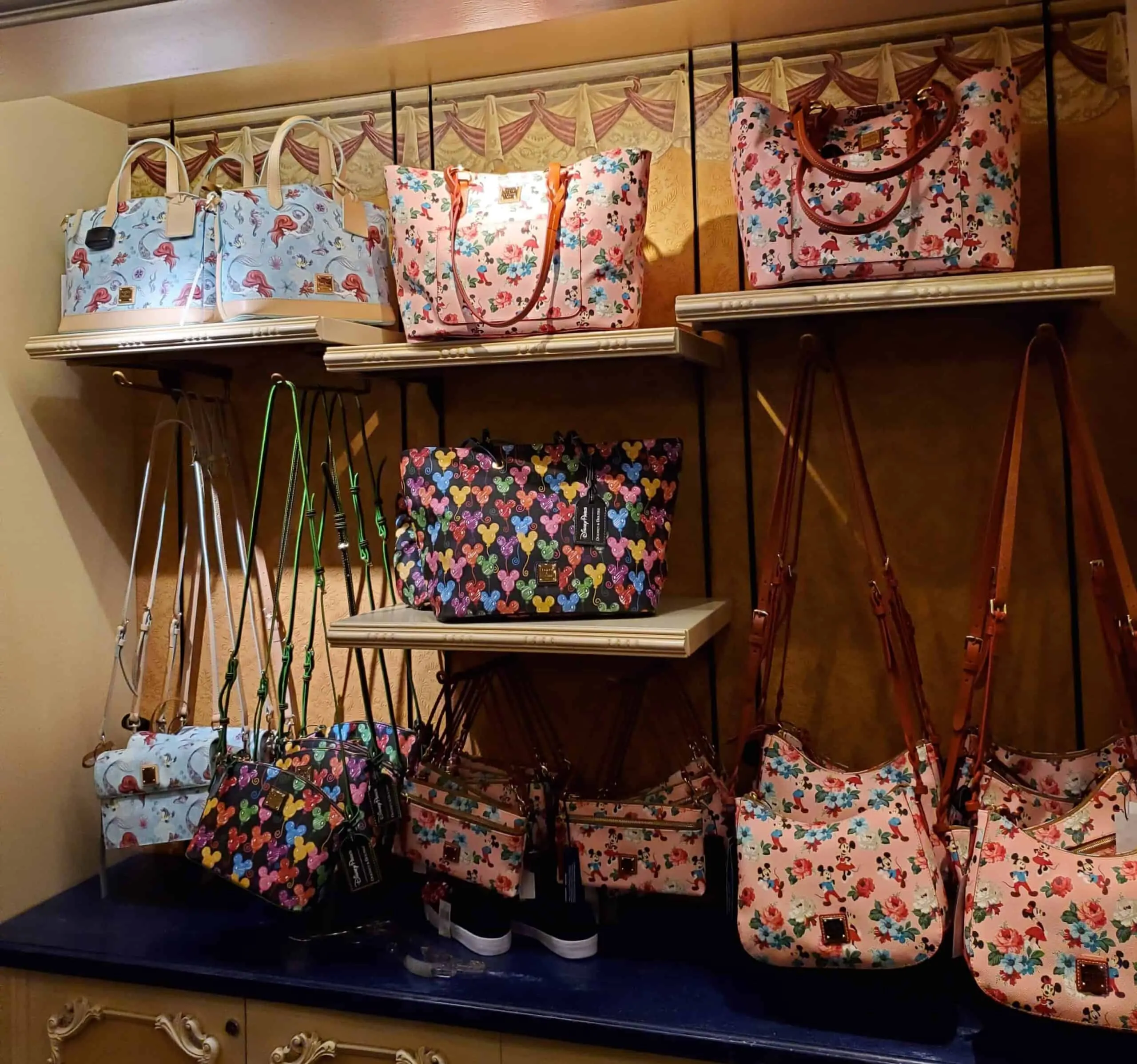 Disney Dooney & Bourke Bags at Disney Clothiers in Disneyland