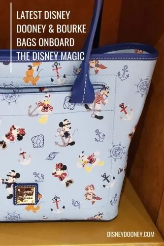 Pin me - The Latest Disney Dooney and Bourke Bags On Board the Disney Magic