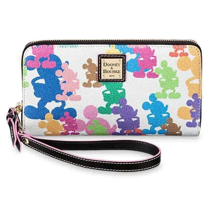 Mickey Mouse Silver Wallet by Dooney & Bourke – 10th Anniversary