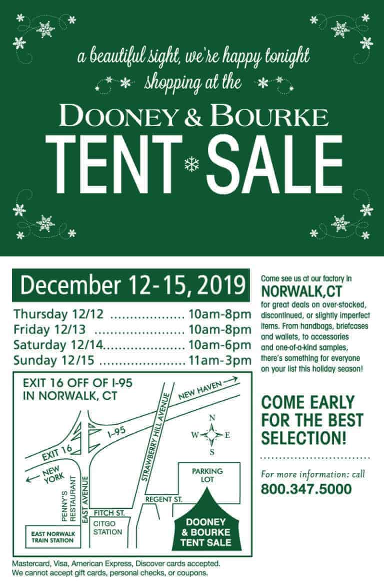 dooney and bourke annual tent sale 2020