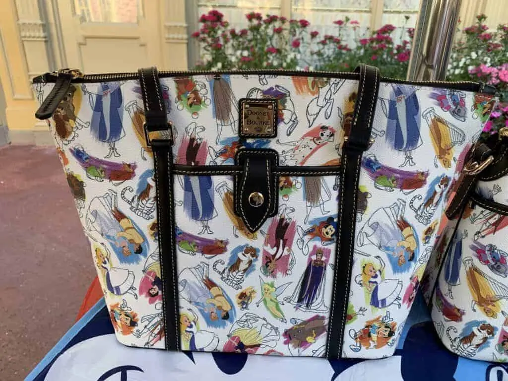 Disney Ink Paint Tote by Dooney and Bourke
