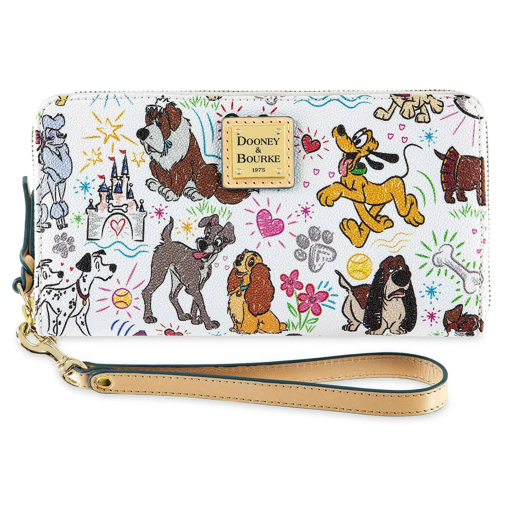 Disney Dogs Sketch Wallet by Dooney & Bourke