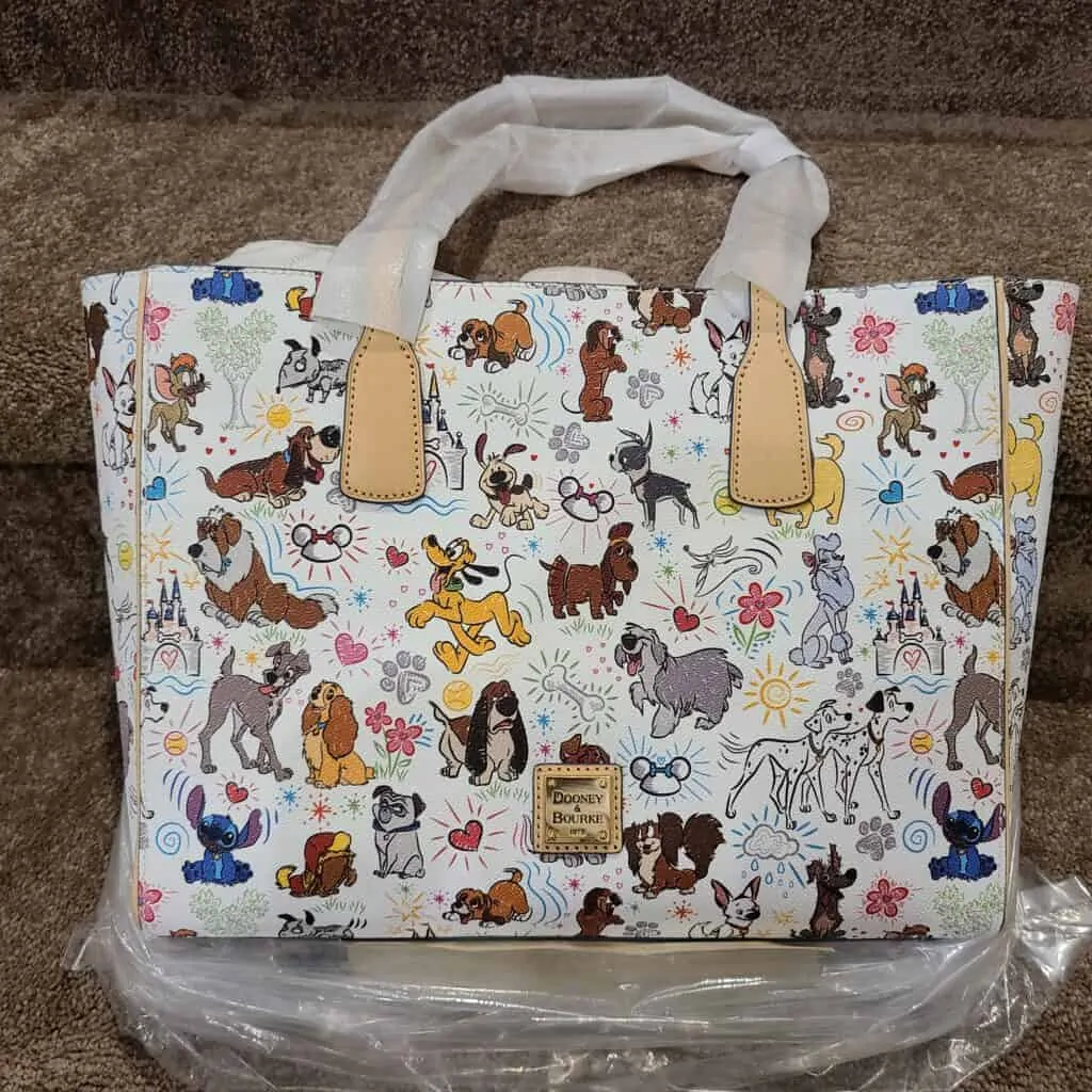 Disney Dogs Sketch Tote Bag by Dooney & Bourke