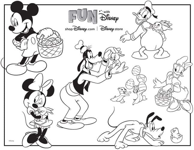 disney dooney and bourke free printable disney easter egg hunt coloring page disney dooney and bourke guide