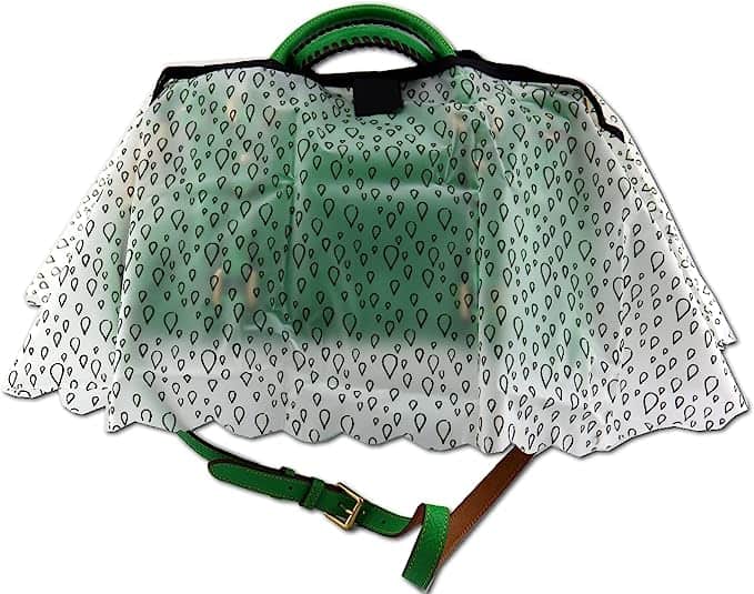 Iconikal Handbag Purse Rain Cover Protector, Raindrops