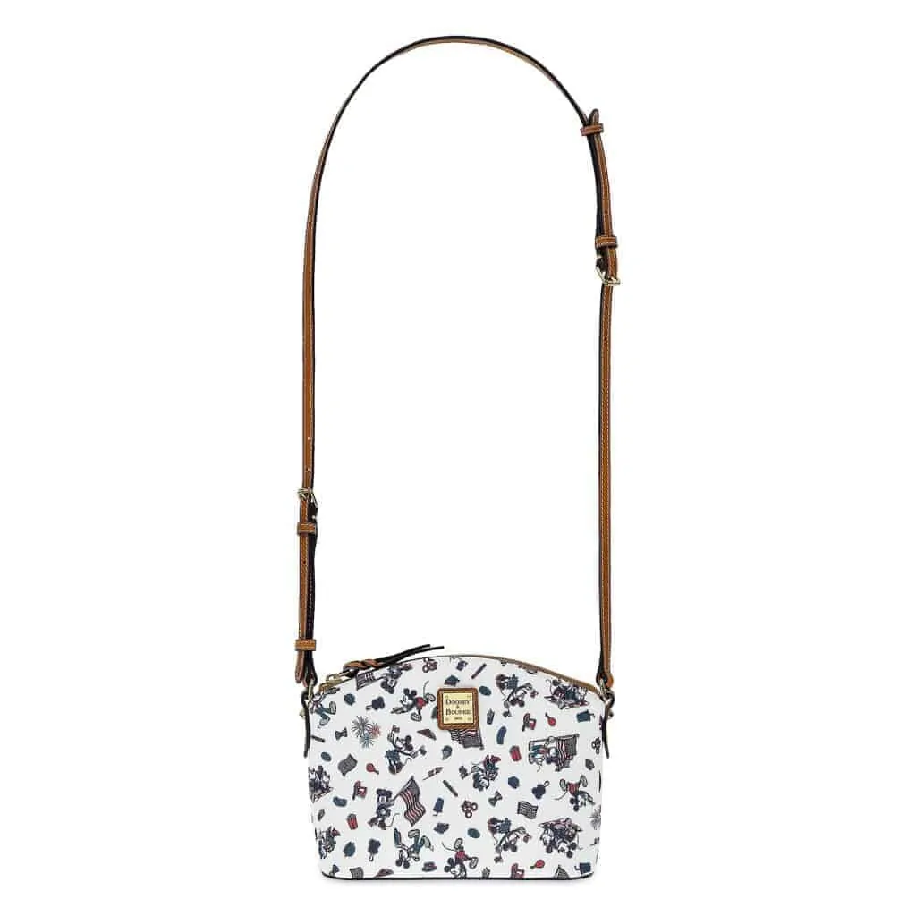 Mickey and Minnie Mouse Americana Crossbody Bag (strap) by Dooney & Bourke
