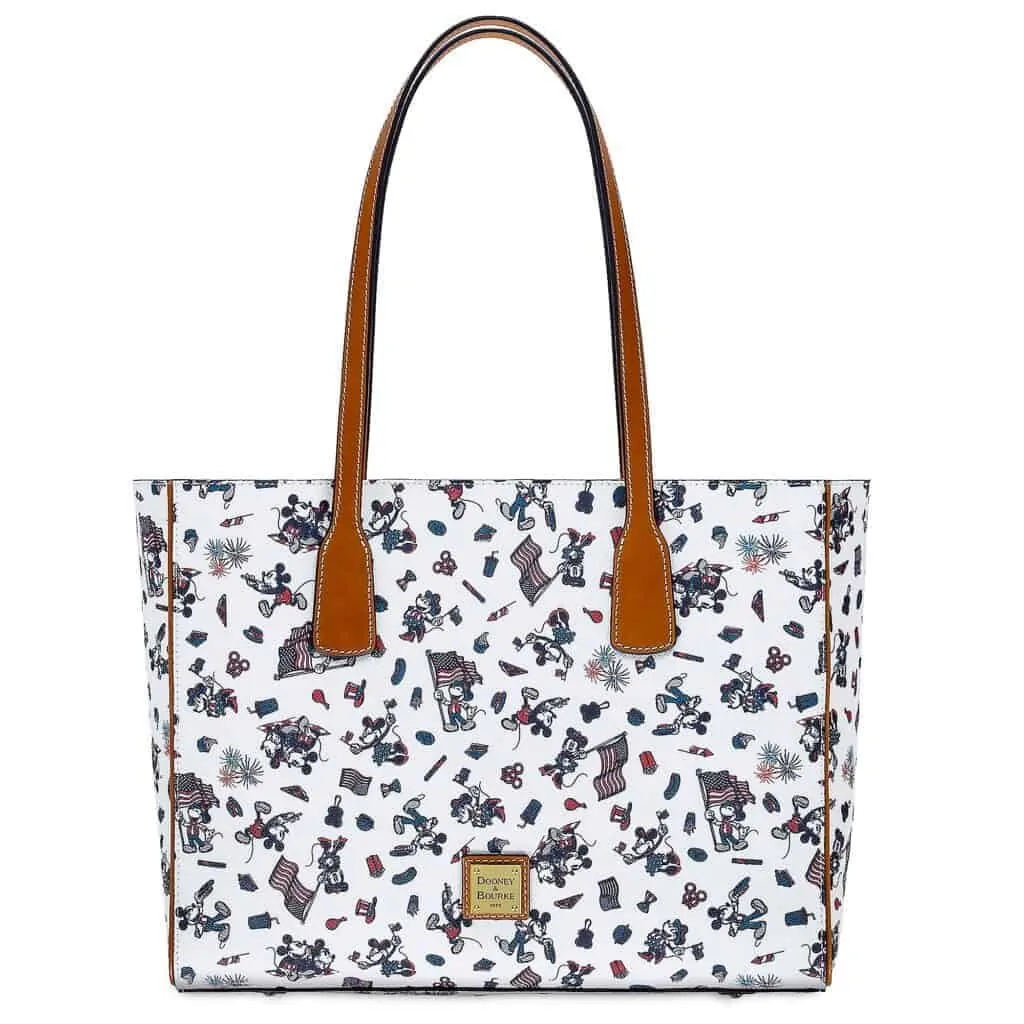 Mickey and Minnie Mouse Americana Tote Bag by Dooney & Bourke