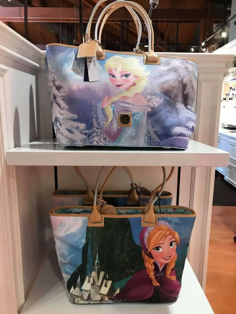 Frozen Tote at Ever After in Disney Springs