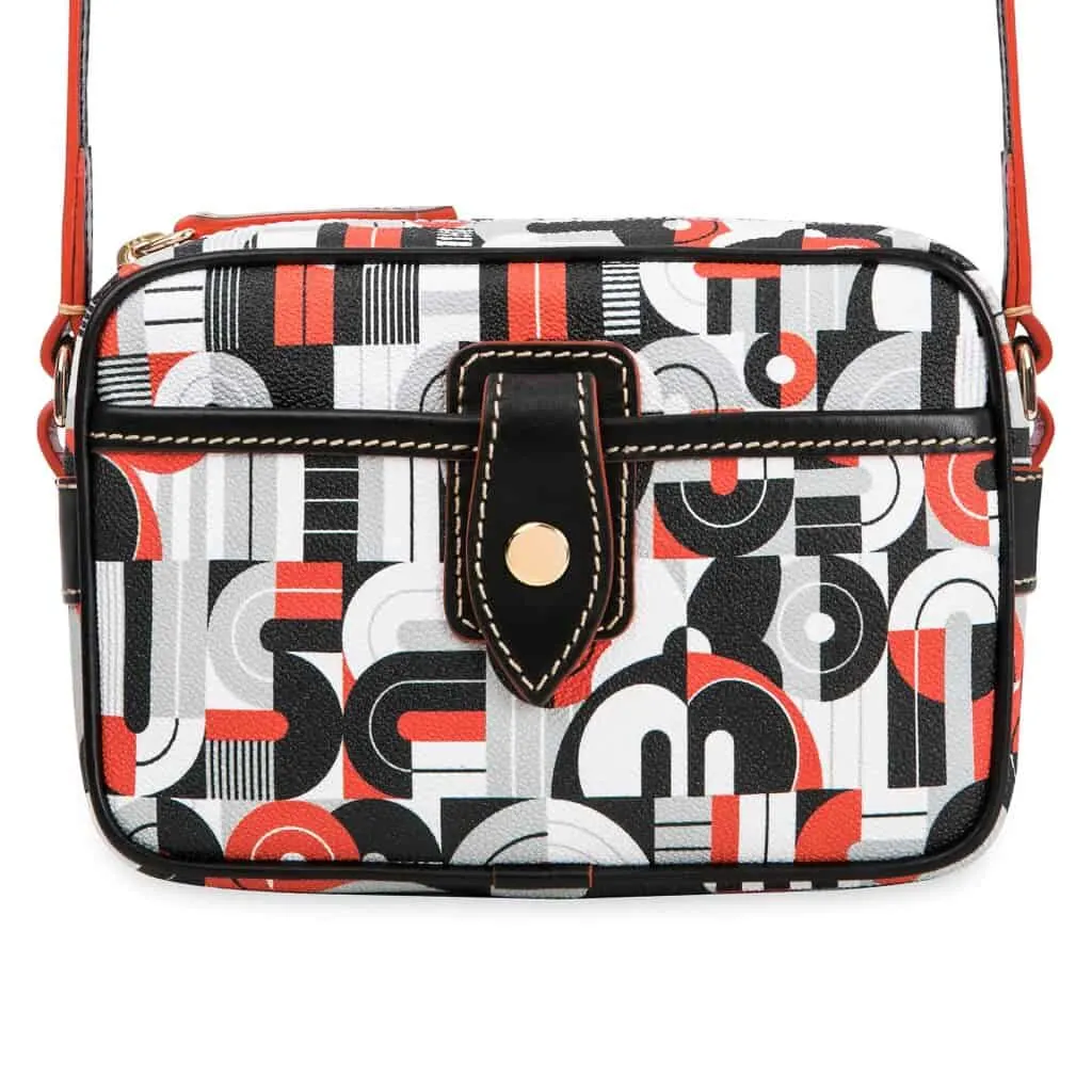 Mickey and Minnie Mouse Geometric Crossbody Bag (back) by Dooney & Bourke