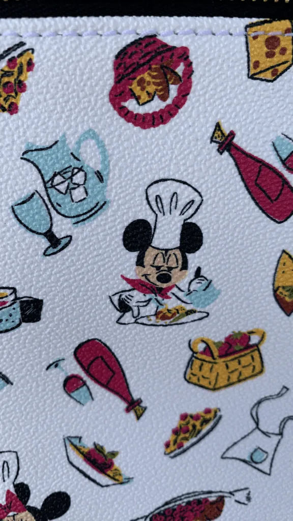 Food and Wine Festival 2020 Mickey Print Close Up