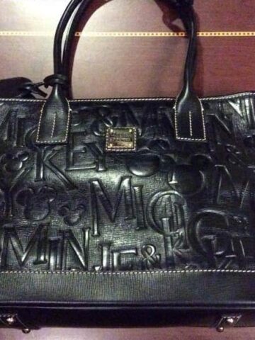 OOAK Mickey & Minnie Names Italian Leather