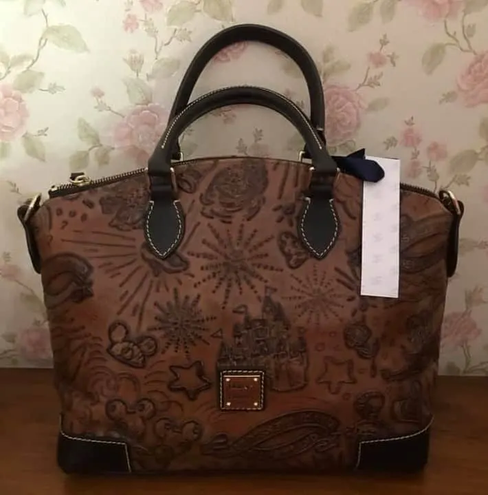 Brown Leather Sketch Zip Top Satchel OOAK Brown Leather Sketch Zip Top Satchel OOAK