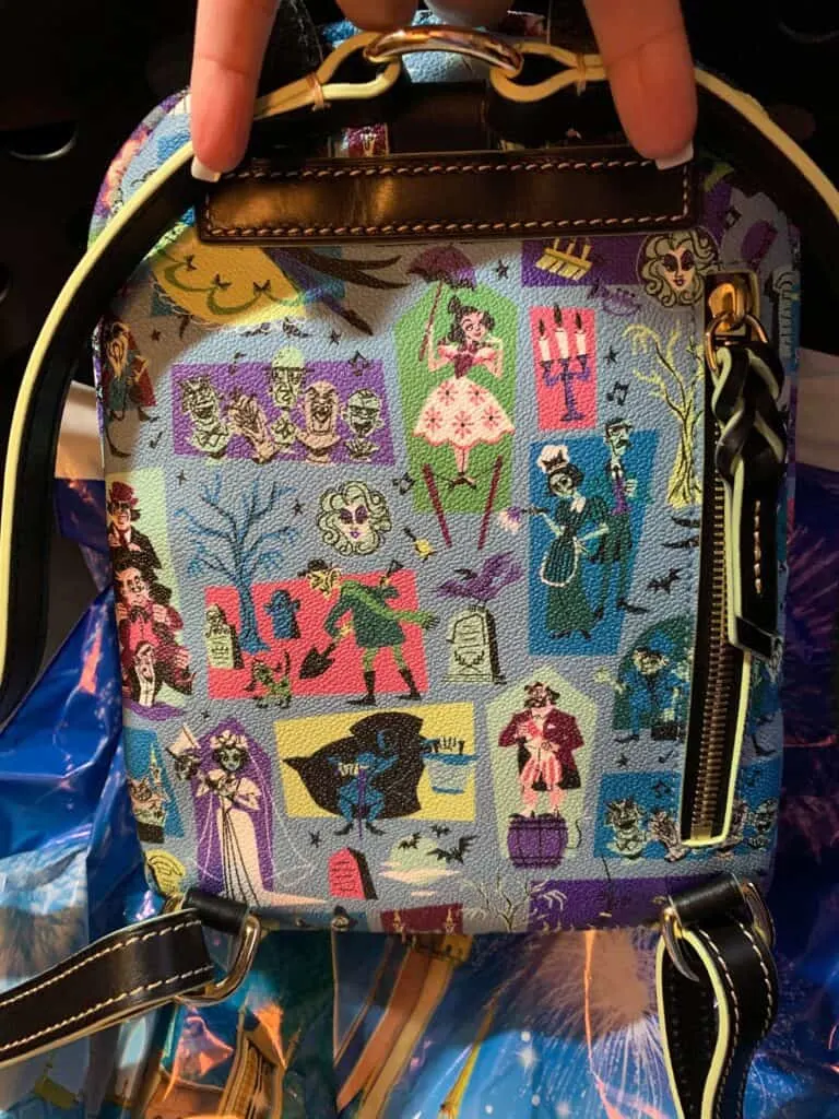 Haunted Mansion 2020 Mini Backpack (back) by Dooney & Bourke